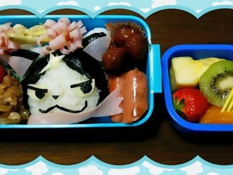 キャラ弁 妖怪ウォッチのフユニャン レシピ 作り方 By キティ姫 楽天レシピ キャラ弁 妖怪ウォッチのフユニャン レシピ 作り方 By キティ姫 楽天レシピ